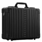 Black Aluminum Laptop and Briefcase 1519 water proof aluminum briefcase that is super light weight and durable