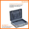 1519-PL-open Open view of Aleon attache case with business divider to keep businessperson organized