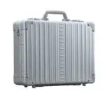 1719-PL-side-72 aluminum attache Sliver aluminum briefcase