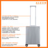 2255-front--PL-(1) Fron view of Aleon vertical carry on in platinum