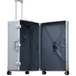 3028-PL-open-72 checked luggage for suits opened