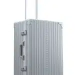 Aluminum checked luggage with garment bag trunk style 26 inch Aluminum suitcase with garment bag trunk style