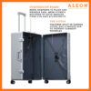 USE-FIRST-2628-PL-B075Y52YFQ-open-1-(1) Open view of Aleon checked case with Suiter