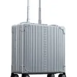 aluminum_breifcase Vertical wheeled laptop case business trip briefcase
