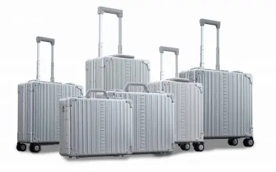 Aluminum Silver Luggage Briefcases, Carry-ons & Checked