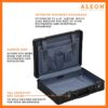 1719--ON-open Open 17in business attache case with dividers and pockets to keep your essentials secure