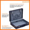1719--SA-open Open 17" blue attache with business organizer