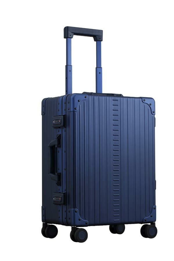 2128-blue-luggage-in-21-inches-front-and-side-view