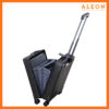 2255-ON-whole-case-open-(1) Black onyx vertical carryon with spinner wheels and telescoping handle