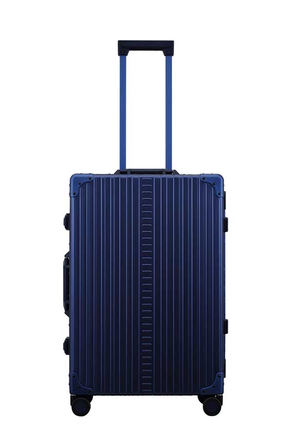 26-inch-hard-case-luggage-with-grament-bag-and-spinner-wheels-trunk-style-in-Blue