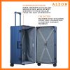 3019-SA-B0797R1WKL-open-1-(1) The blue suitcase is fully opened, revealing a spacious interior with a fitted packing cube and a compression panel designed to keep belongings secure and wrinkle-free. The seamless rubber seal lining ensures protection against moisture and dust.