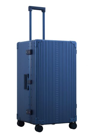 Sharpie Blue 30-inch Aluminum Trunk – International Checked Spinner Case