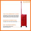 B07499SXCK-RU-Lock-(2) The ALEON 21" red Carry-On glides effortlessly through a busy terminal, its precision-engineered wheels navigating the polished flooring with ease. The sturdy telescoping handle ensures a comfortable grip for travelers.