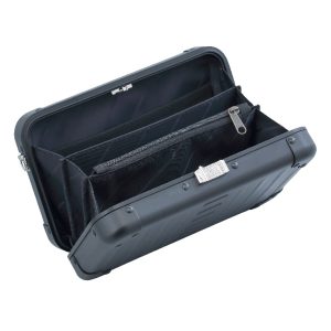 Aluminnum-Hand-Bag-opened-1905-Black